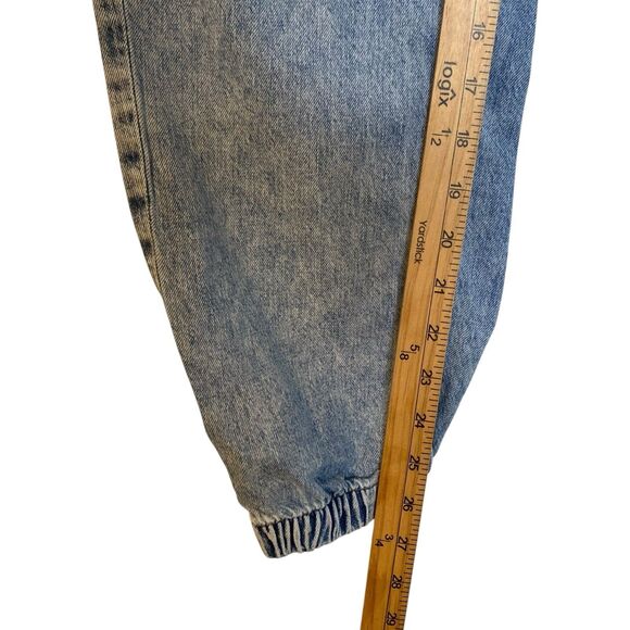 American Eagle Cargo Jogger Jeans Women size 6 Blue Distressed Grunge Casual - Picture 5 of 9